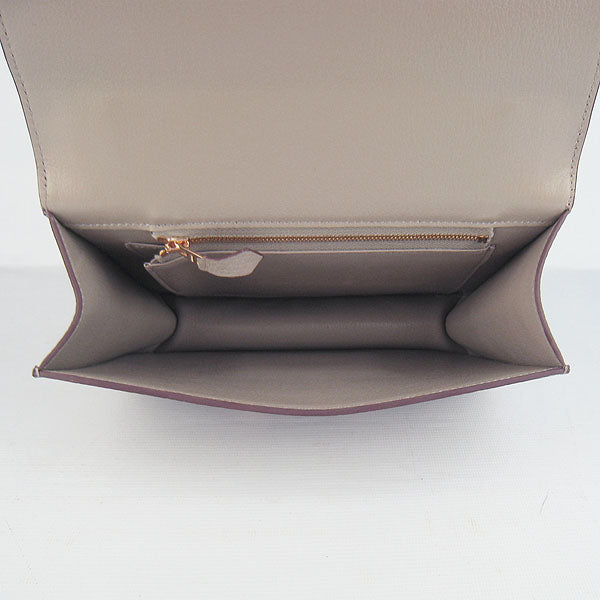 Luxury Hermes Constance Cowskin Leather Bag H017 grey Golden