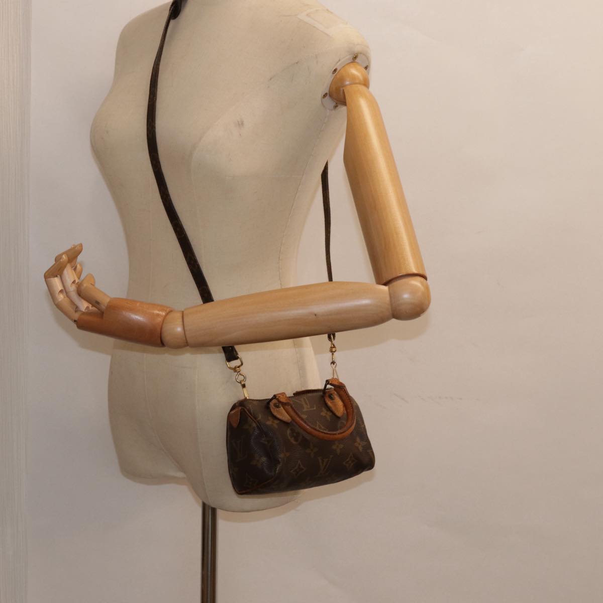 LOUIS VUITTON Monogram Mini Speedy Hand Bag M41534 LV 87712