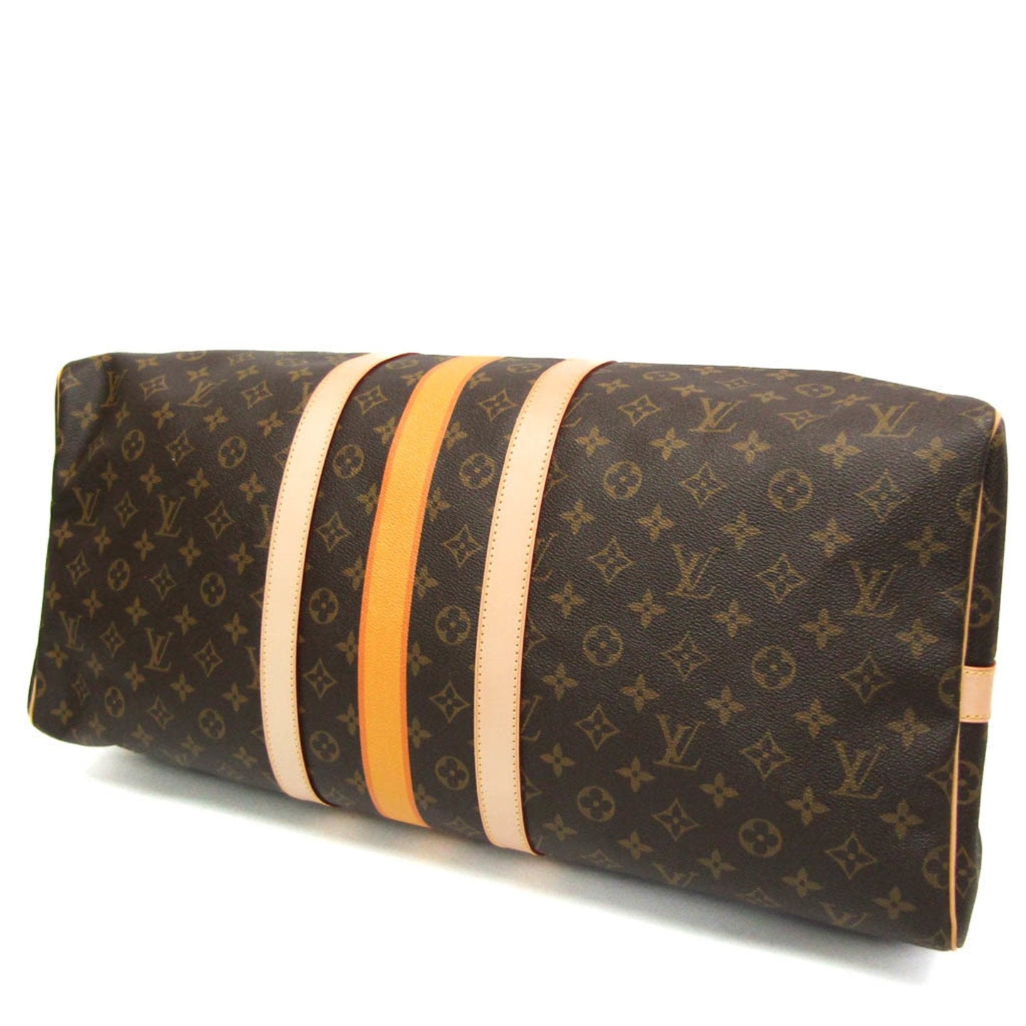 Louis Vuitton Keepall 55 Canvas Shoulder Bag ()