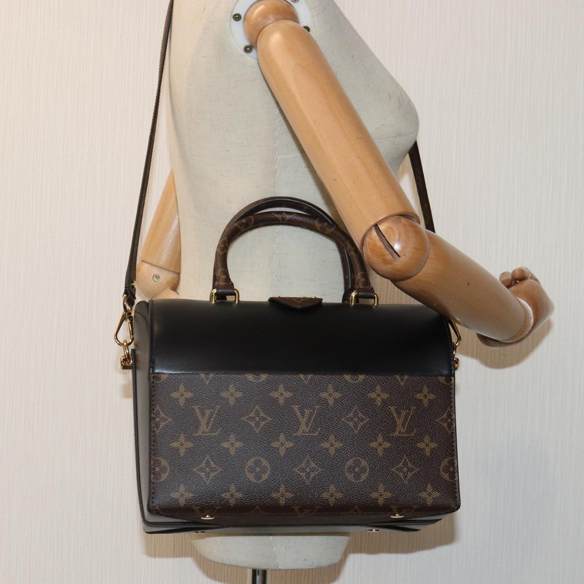 LOUIS VUITTON Monogram Speedy Doctor 25 Hand Bag M51468 LV 88186S