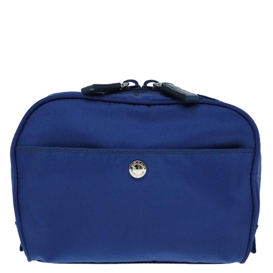 Luxury Prada Pouch Nylon Blue Silver 88220