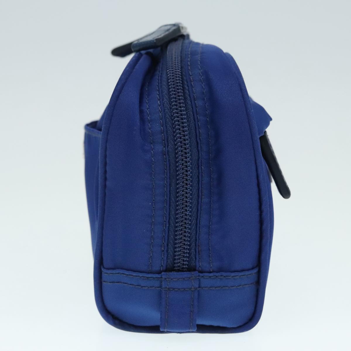Luxury Prada Pouch Nylon Blue Silver 88220