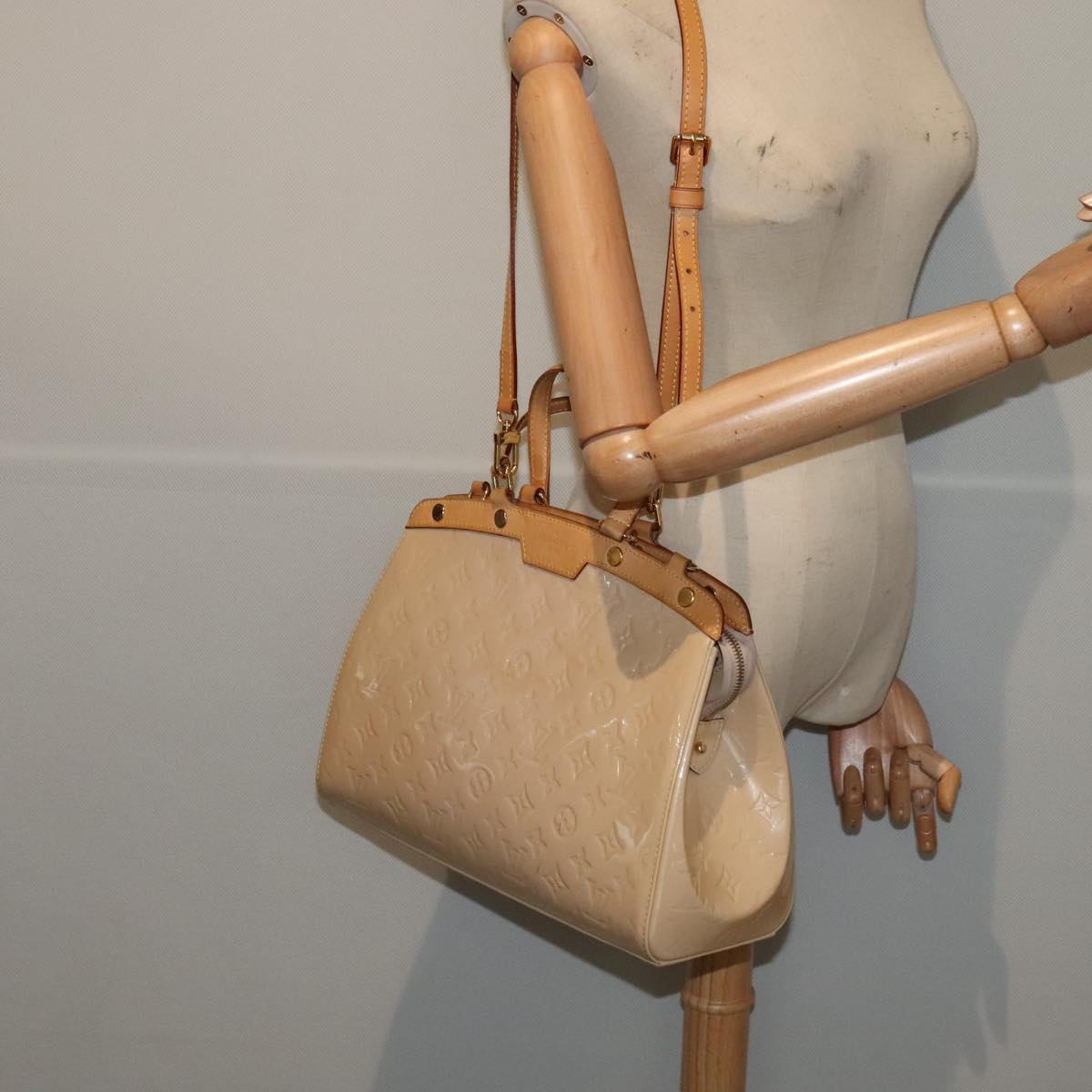 LOUIS VUITTON Monogram Vernis Blair MM Bag 2way Rose Angelique M90068 88359