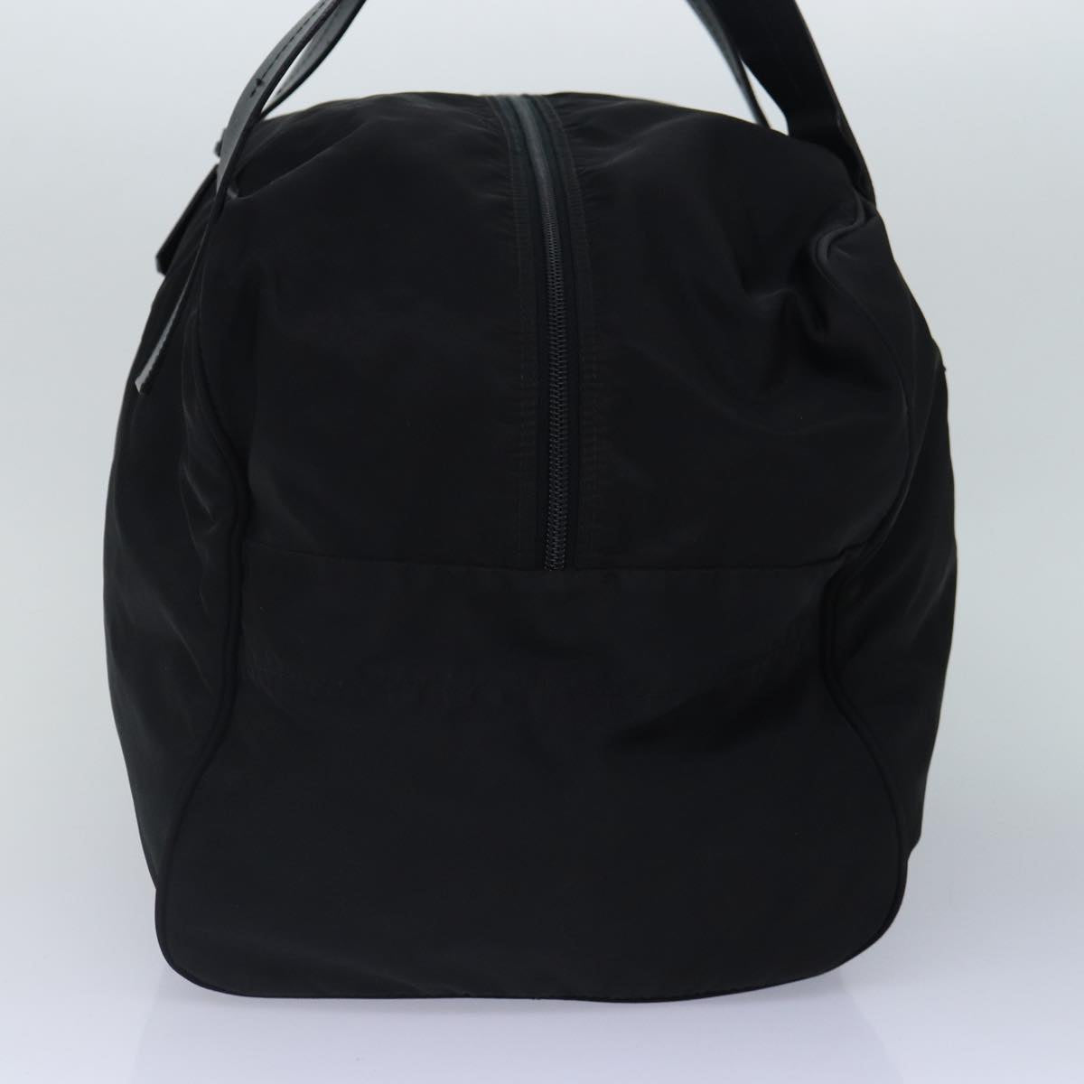 Luxury Prada Boston Bag Nylon Black Silver 88528