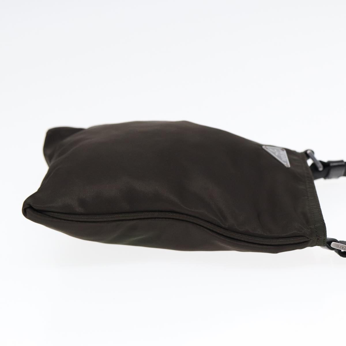 Luxury Prada Shoulder Bag Nylon Black Silver 88741