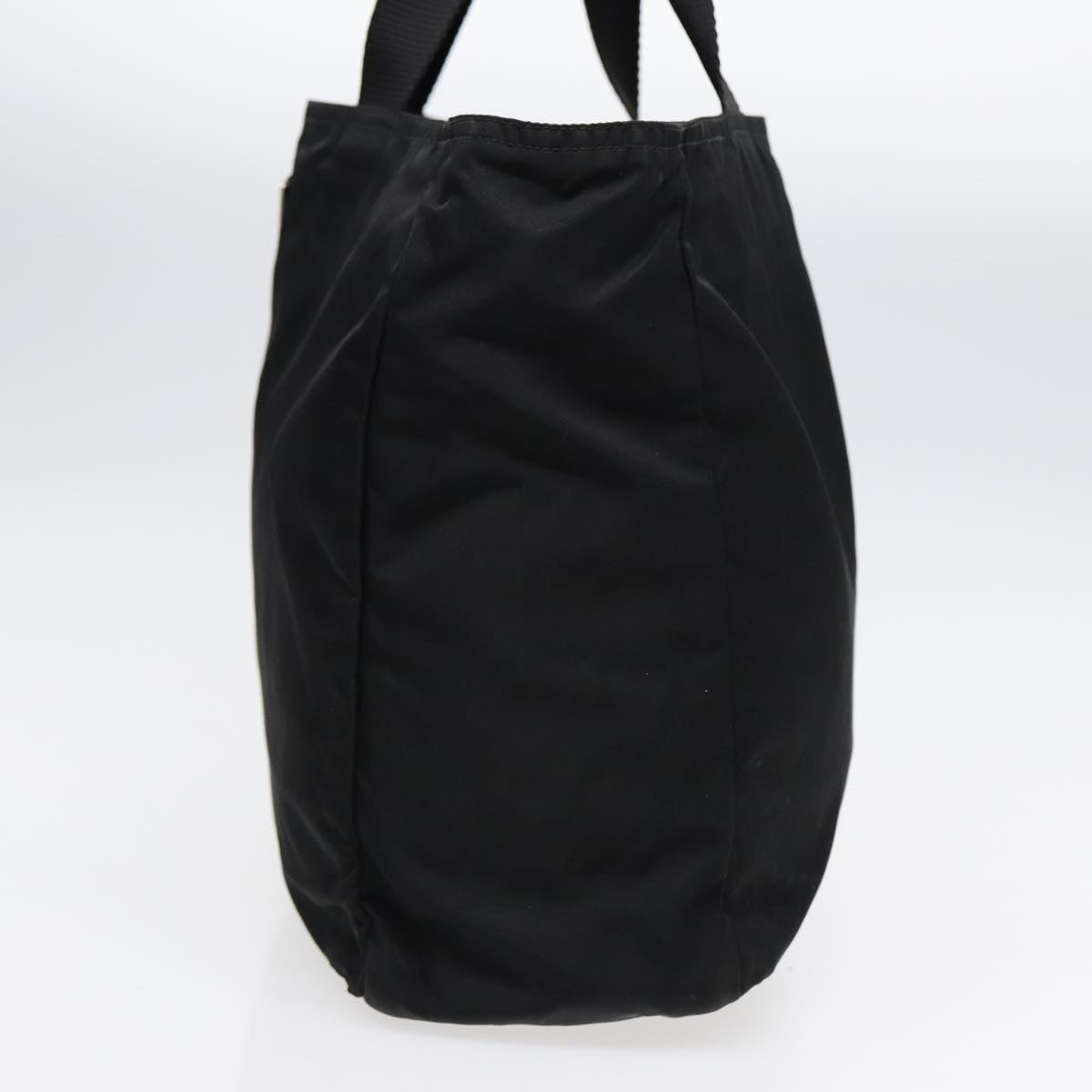 Luxury Prada Hand Bag Nylon Black Silver 88781
