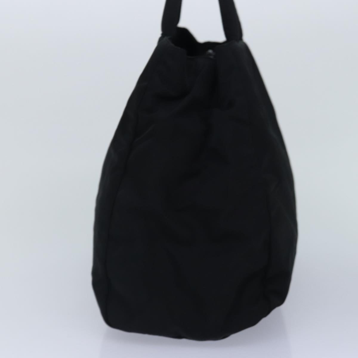 Luxury Prada Hand Bag Nylon Black Silver 88803