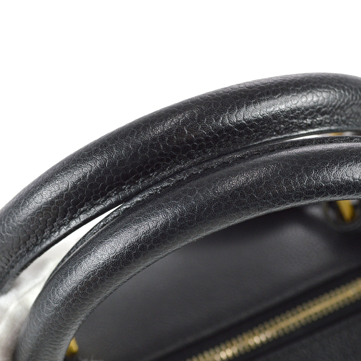 Luxury Chanel 1994-1996 Black Caviar Timeless Boston 35