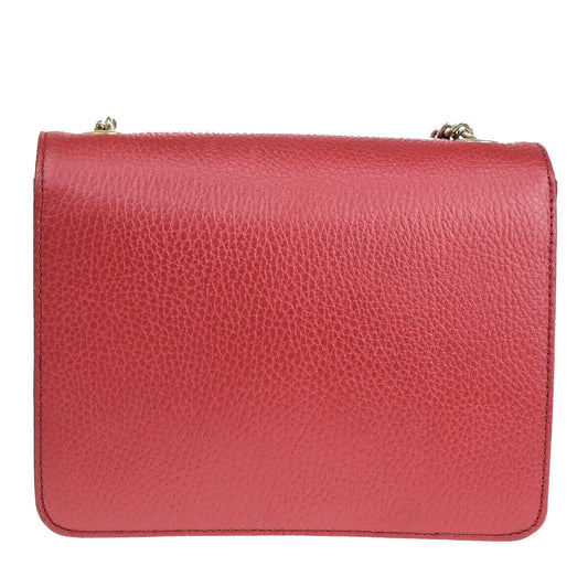 Luxury Gucci Trending 2025 Interlocking G Leather Shoulder Bag ()