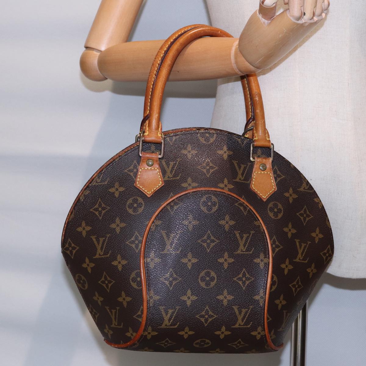 LOUIS VUITTON Monogram Ellipse PM Hand Bag M51127 LV 89122