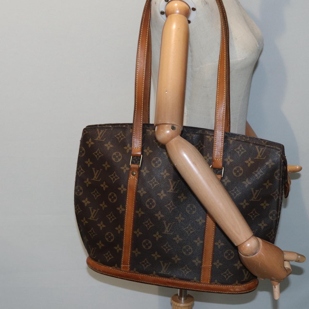 LOUIS VUITTON Monogram Babylone Tote Bag M51102 LV 89218