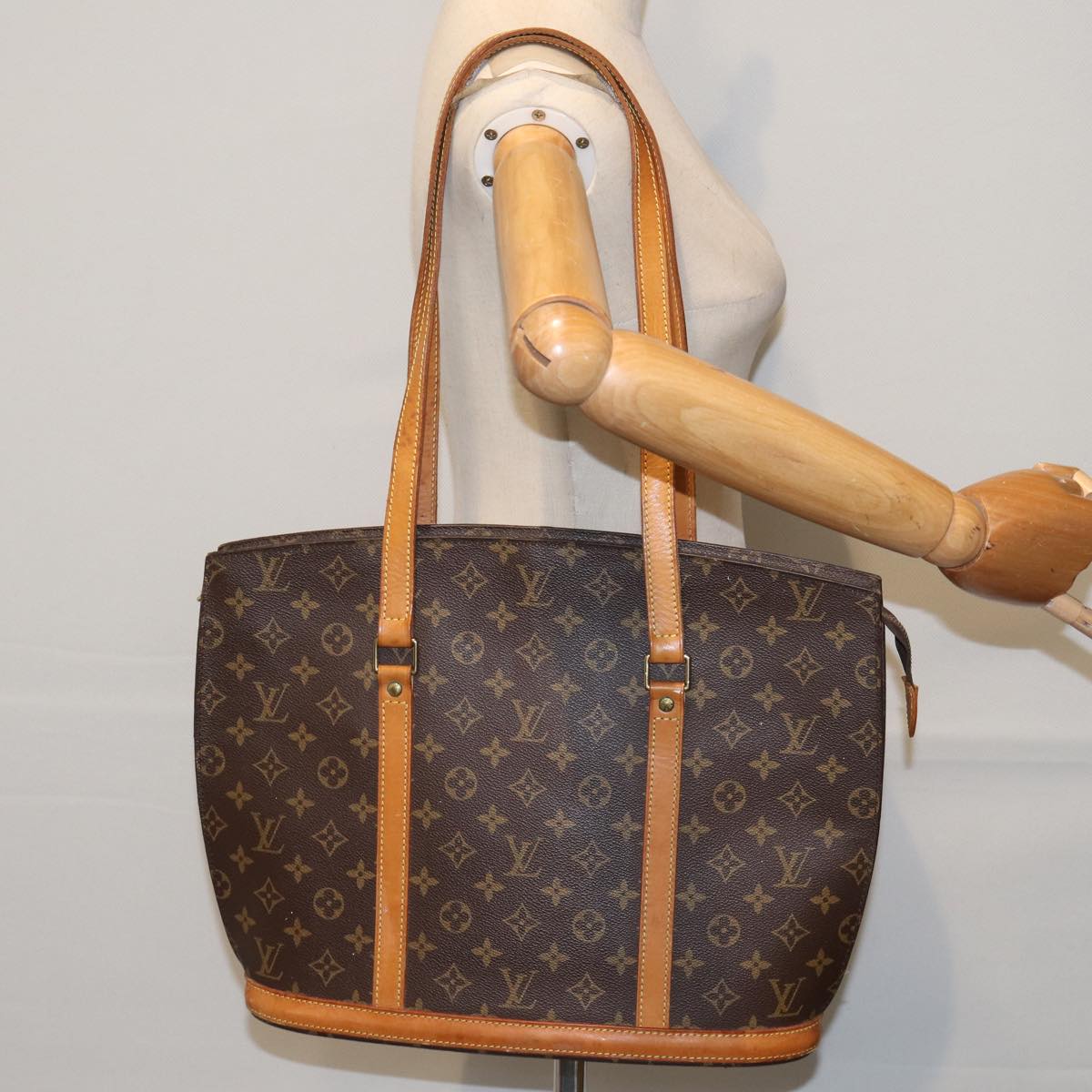 LOUIS VUITTON Monogram Babylone Tote Bag M51102 LV 89220