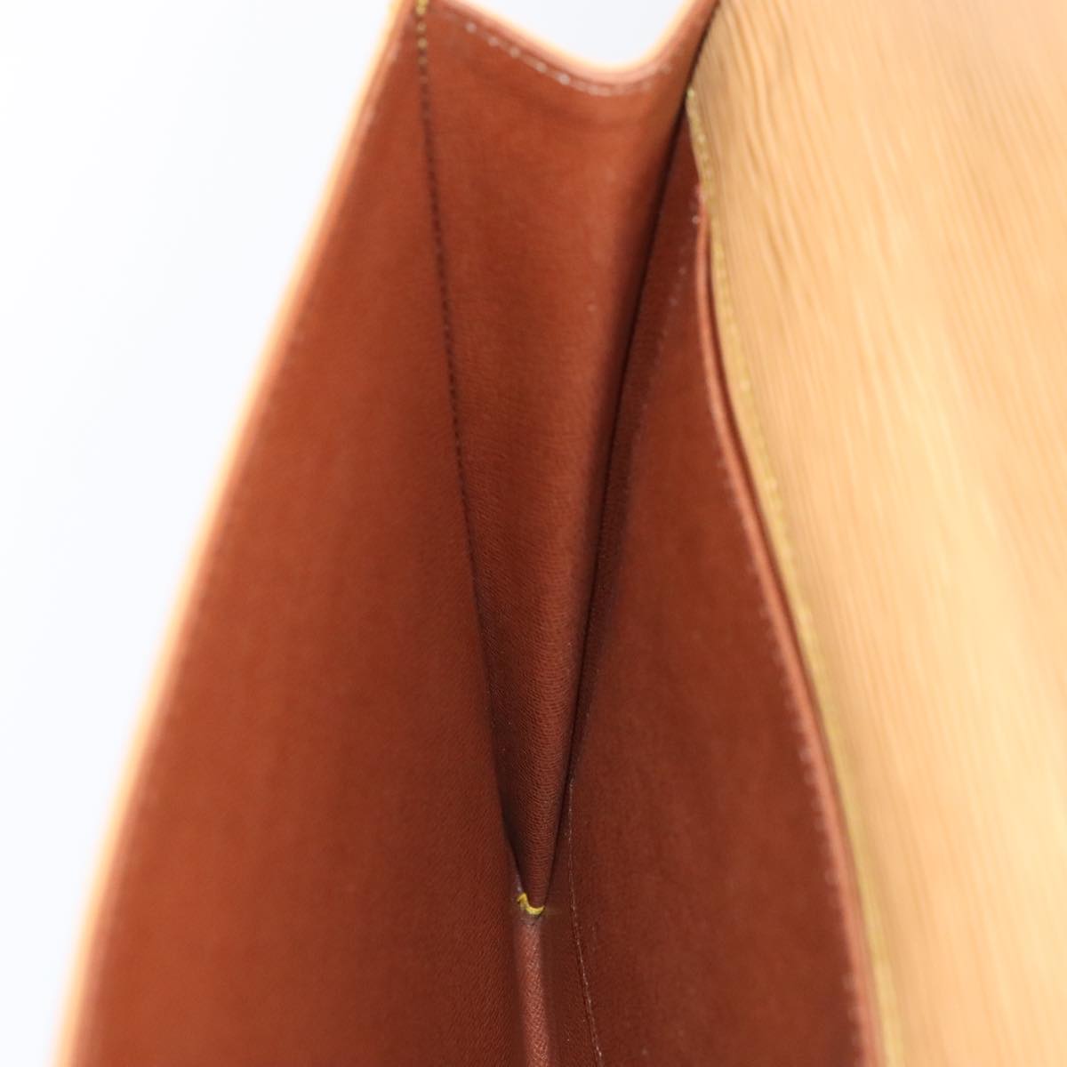 LOUIS VUITTON Epi Jena Clutch Bag Zipangu Gold M52726 LV 89288