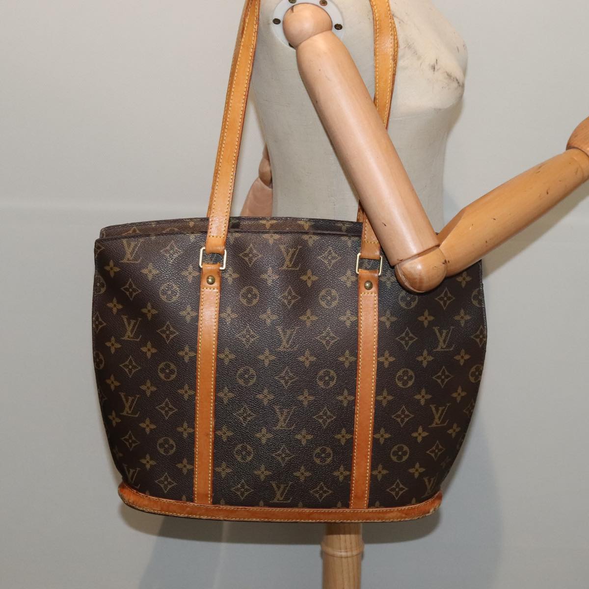 LOUIS VUITTON Monogram Babylone Tote Bag M51102 LV 89499
