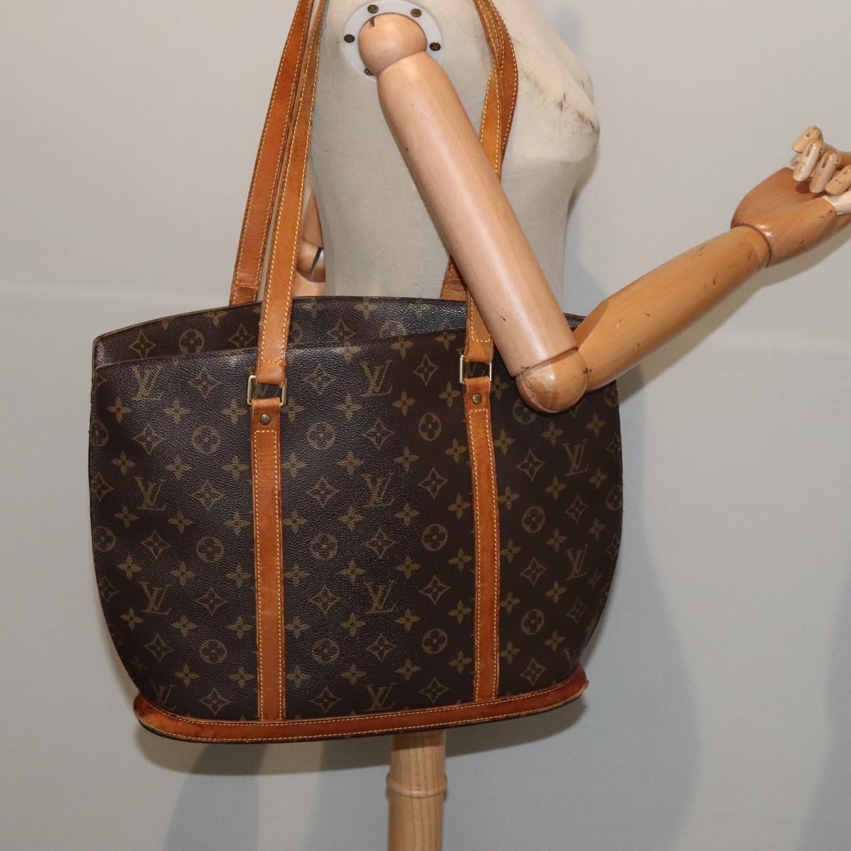 LOUIS VUITTON Monogram Babylone Tote Bag M51102 LV 89563