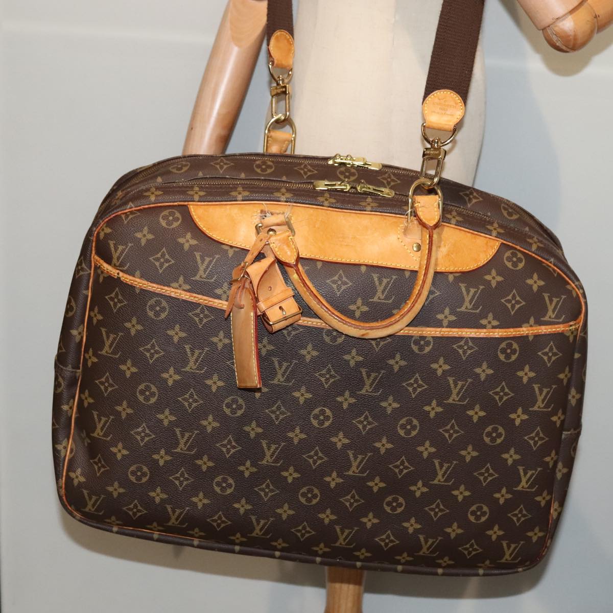 LOUIS VUITTON Monogram Alize de Poche Boston Bag 2way M41392 LV 89570