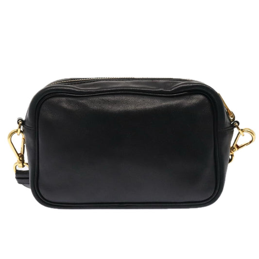Luxury Prada Shoulder Bag Leather Red Black gold 89601