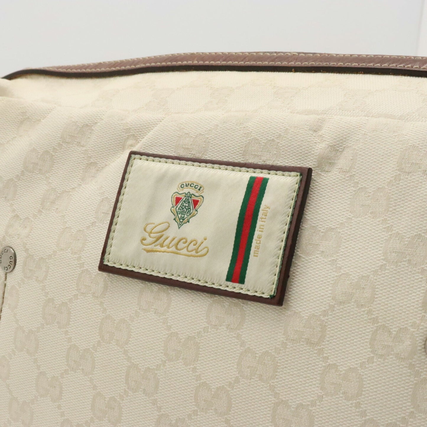 Gucci Canvas Shoulder Bag ()