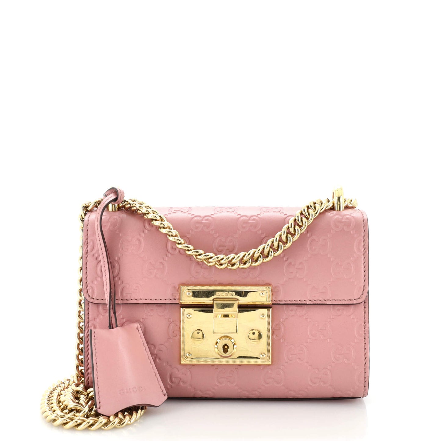 Luxury Gucci Trending 2025 Padlock Shoulder Bag Luxury Gucci Trending 2025ssima Leather Small