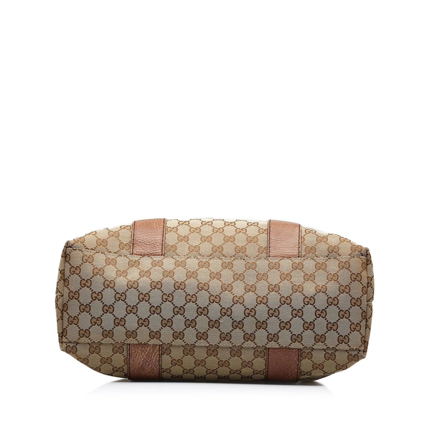 Luxury Gucci Medium GG Canvas Bamboo Bar Tote Tote Bag