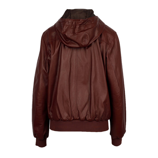 Luxury Gucci Trending 2025 Brown Leather Jacket - '10s
