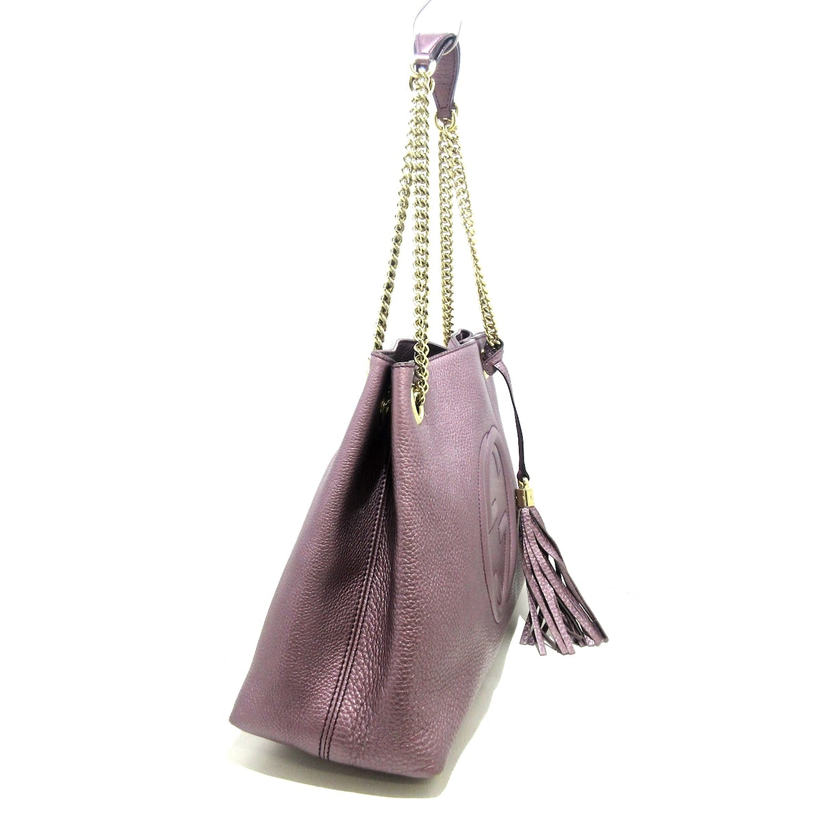 Luxury Gucci Trending 2025 Soho Leather Shoulder Bag ()