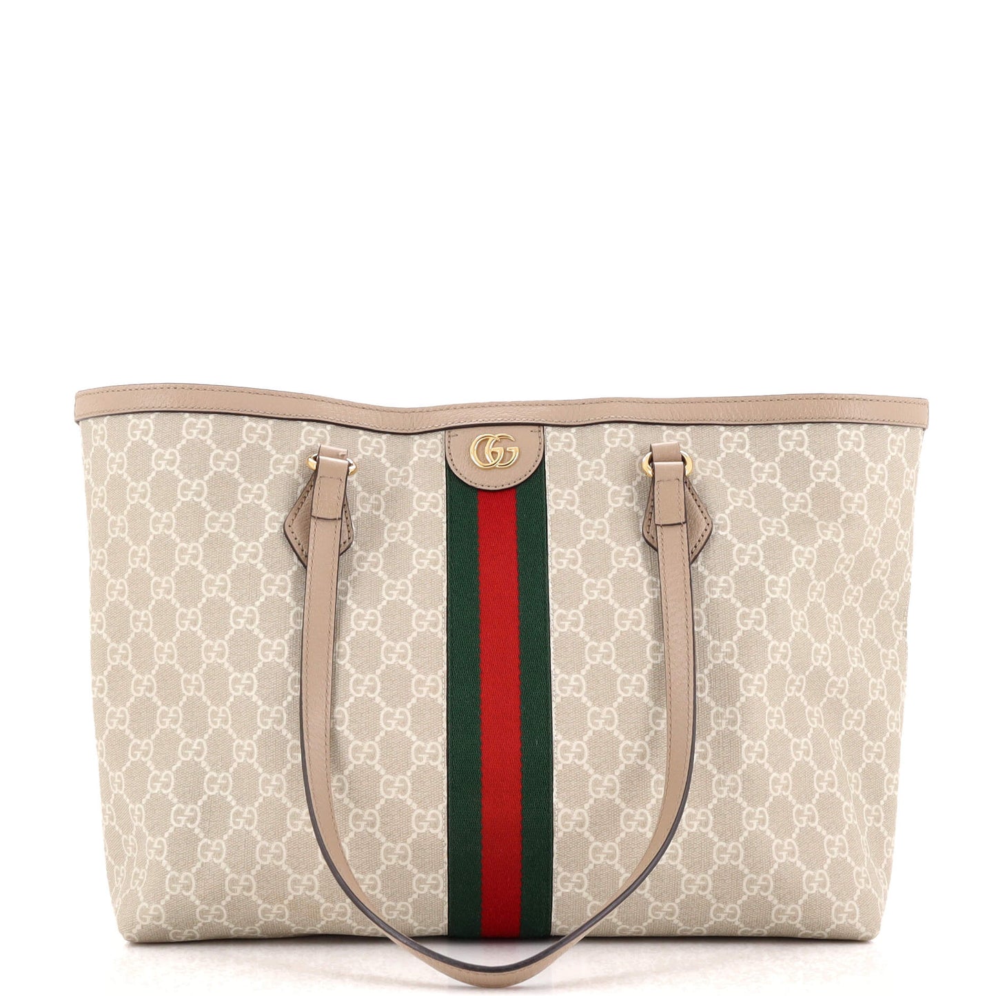 Luxury Gucci Trending 2025 Ophidia Shopping Tote GG Coated Canvas Medium