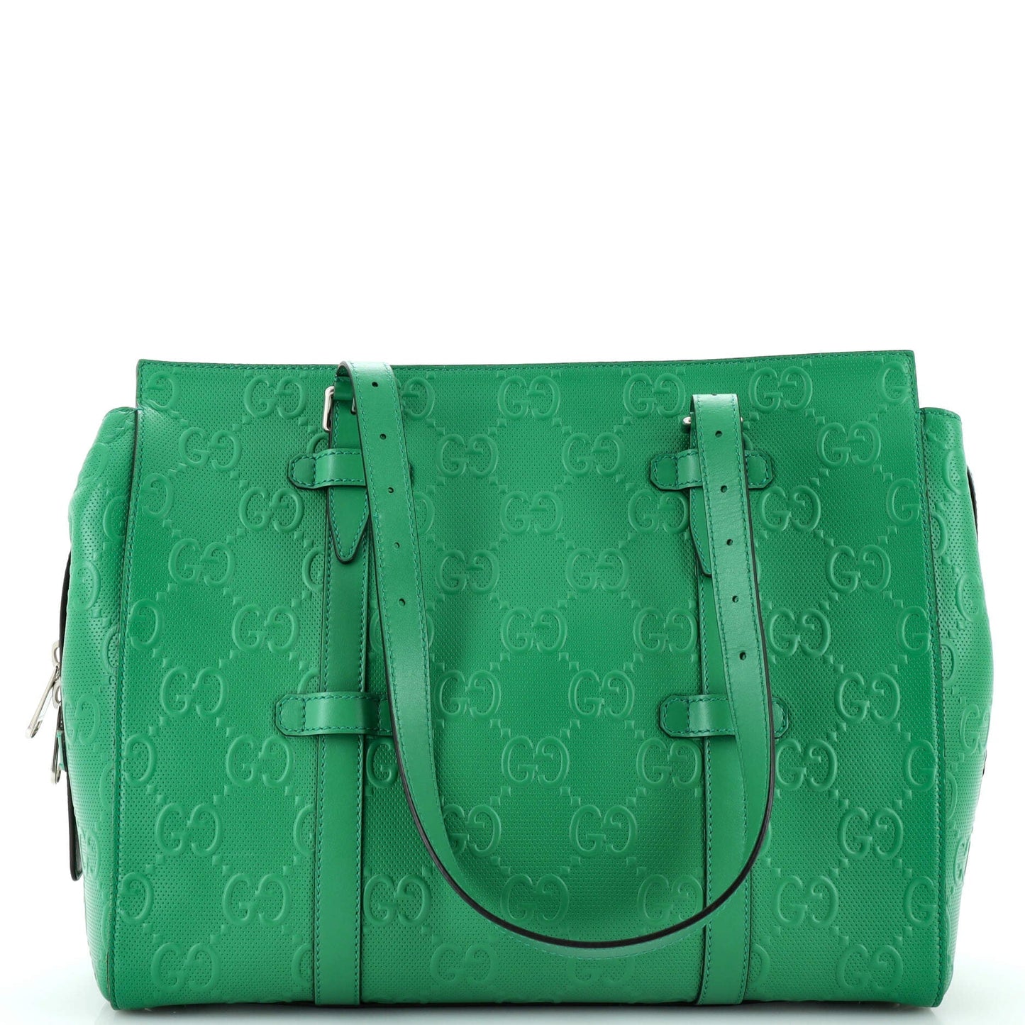 Luxury Gucci Trending 2025 Tote Bag GG Embossed Perforated Leather