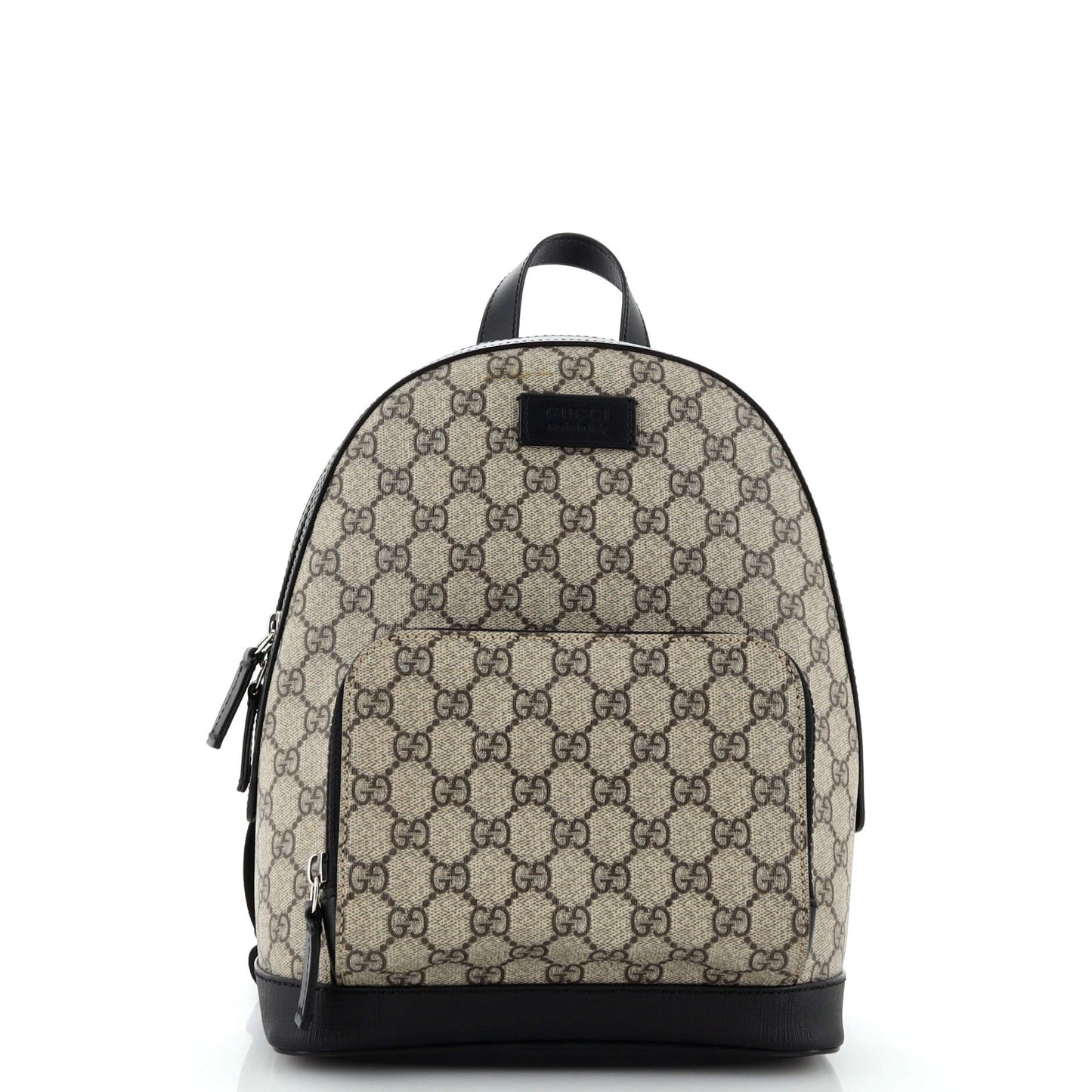 Luxury Gucci Trending 2025 Zip Pocket Backpack GG Coated Canvas Small