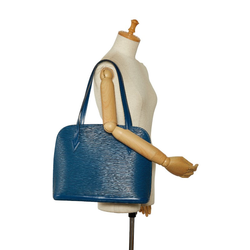 Louis Vuitton Epi Shoulder Bag M52285 Tread Blue Leather Louis Vuitton