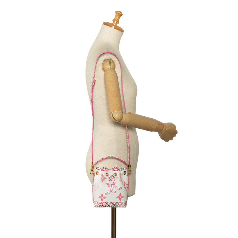 Louis Vuitton Monogram Giant Nanoe the Pool Shoulder Bag Mini Bag 2WAY M82386 White Pink PVC Leather Louis Vuitton
