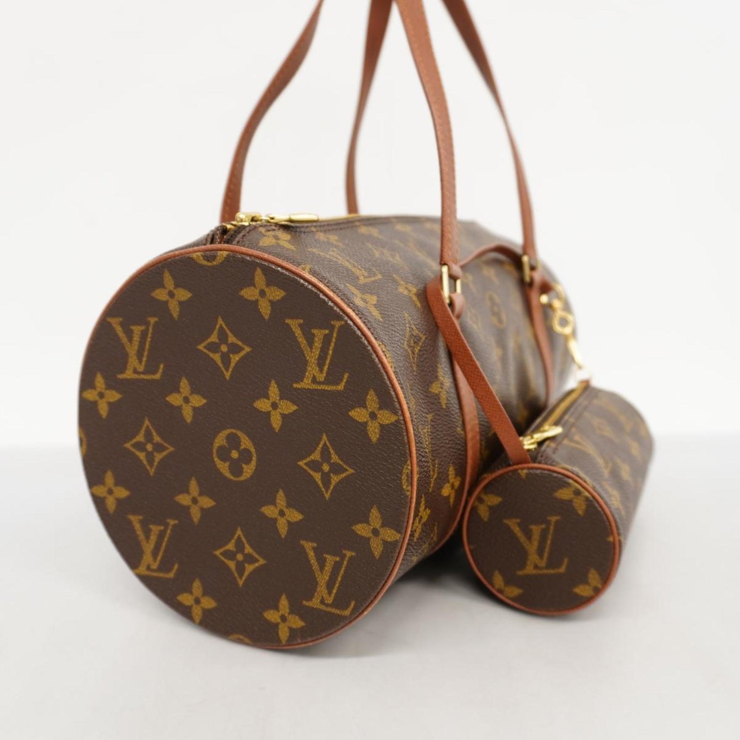 Louis Vuitton Papillon Canvas Shoulder Bag ()