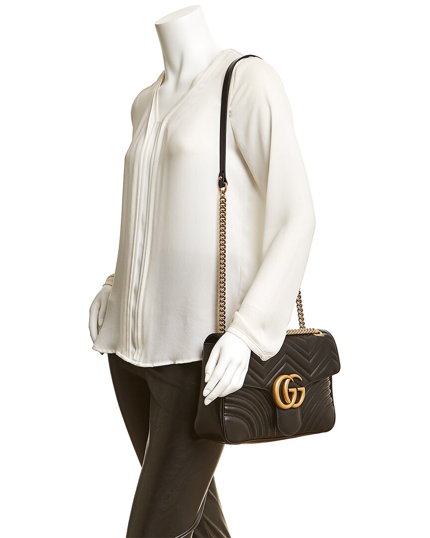 Gucci GG Marmont Medium Matelasse Leather Shoulder Bag