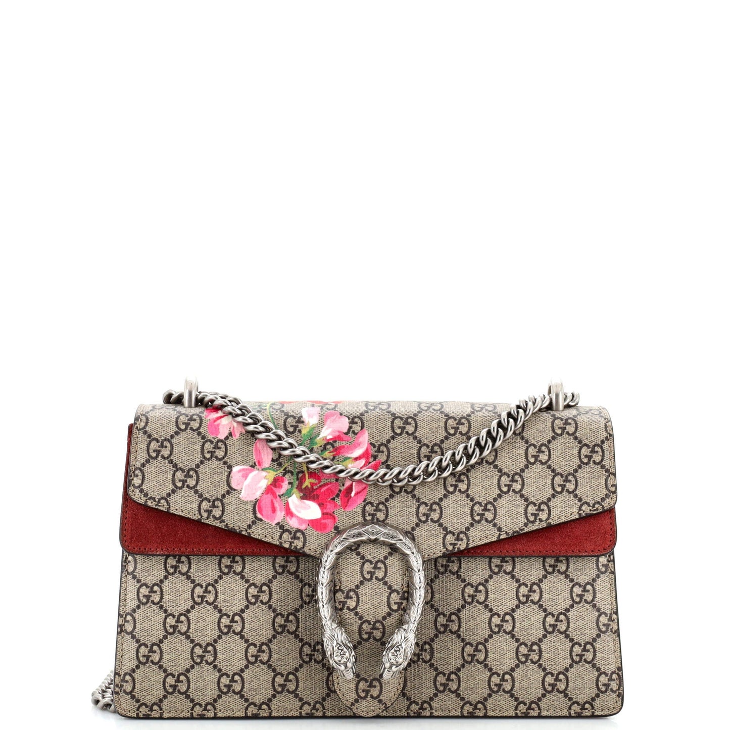 Luxury Gucci Trending 2025 Dionysus Bag Blooms Print GG Coated Canvas Small