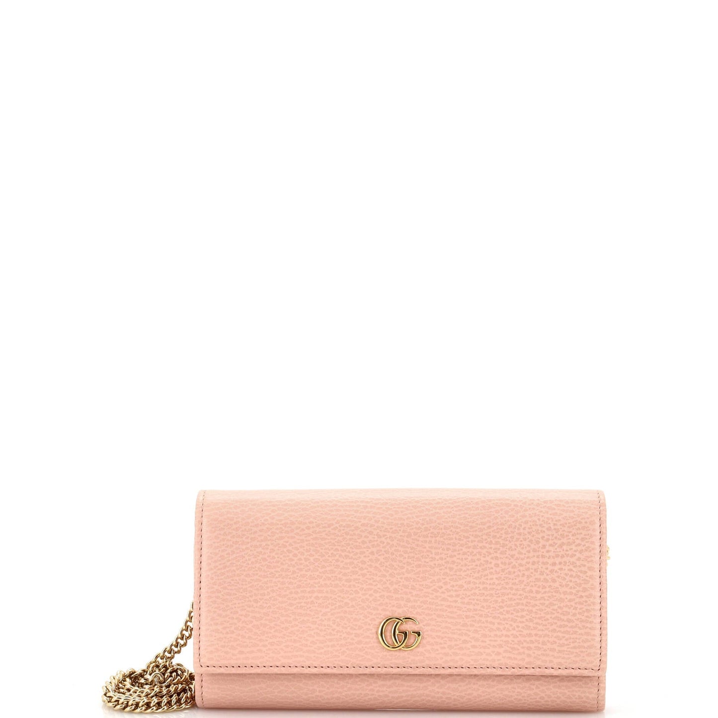 Luxury Gucci Trending 2025 GG Marmont Continental Chain Wallet Leather