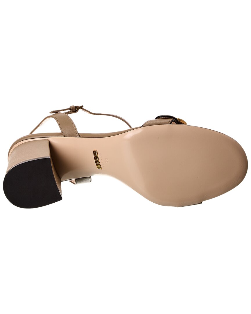 Gucci GG Leather Sandal