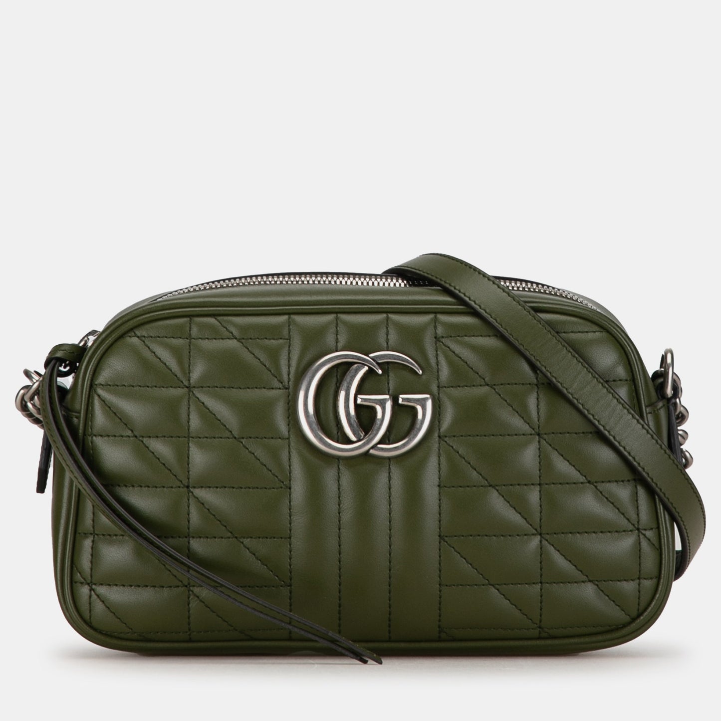 Luxury Gucci Trending 2025 Small GG Marmont Aria Matelasse Camera Bag
