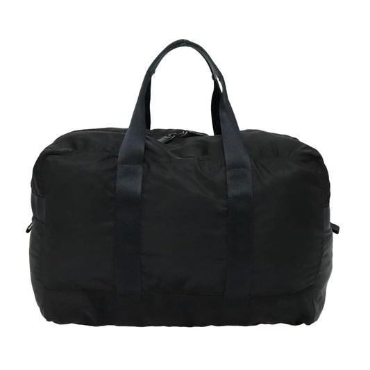 Luxury Prada Boston Bag Nylon Black 90048