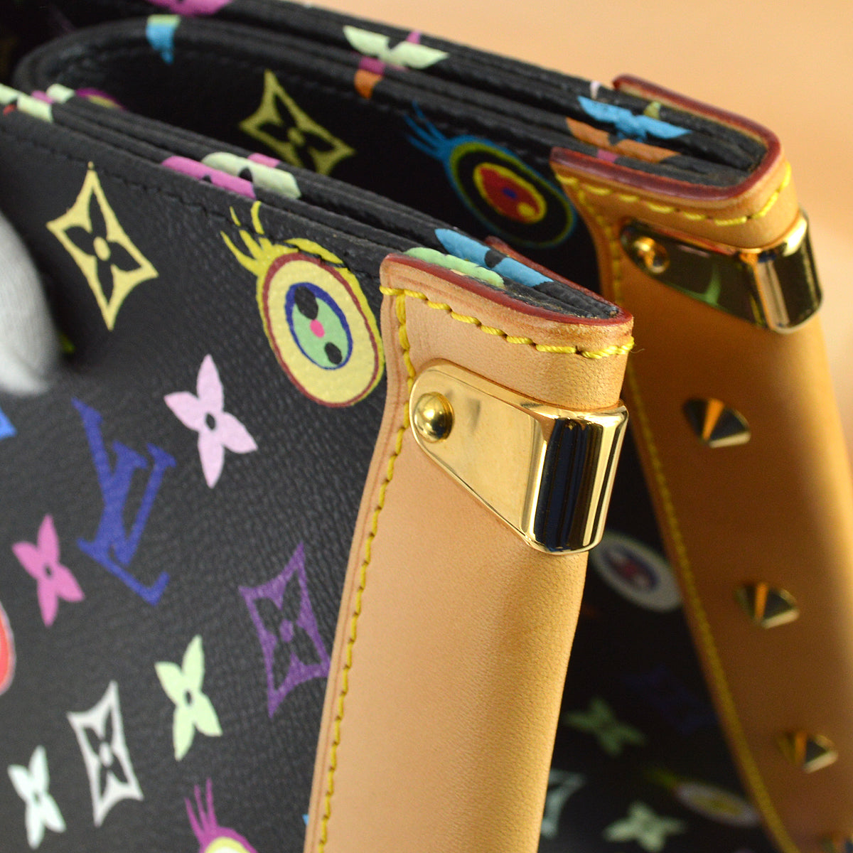 Louis Vuitton * 2003 Eye Love Monogram Multicolor Sac Gigantic M92056