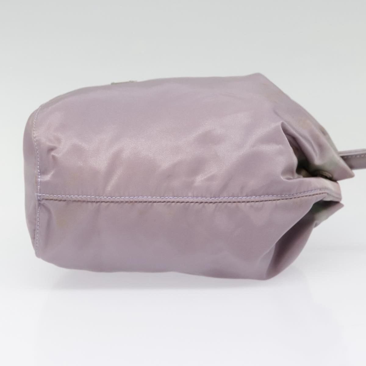 Luxury Prada Pouch Nylon Purple Silver 90239