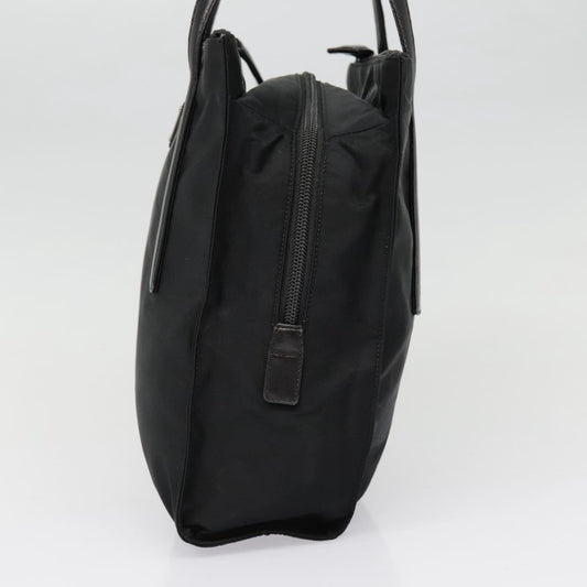 Luxury Prada Tote Bag Nylon Black Silver 90412