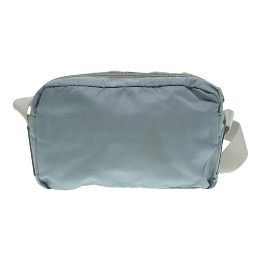 Luxury Prada Shoulder Bag Nylon Light Blue 90732