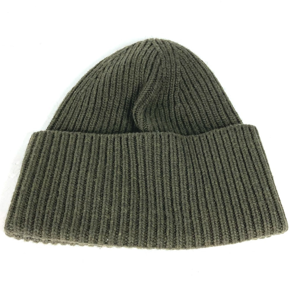 LOUIS VUITTON Knit hat M77289 wool khaki Monogram Beanie - LV