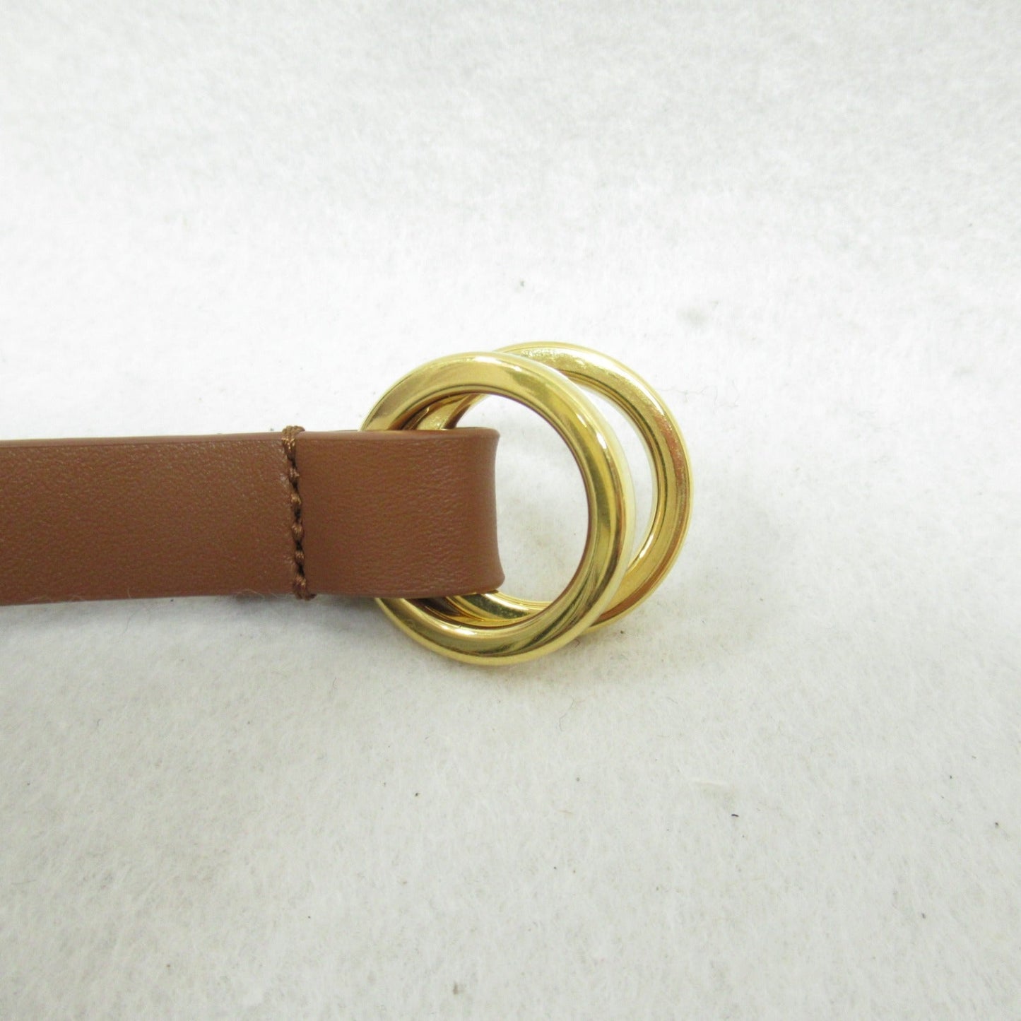 Luxury DiorMesh Double Belt Belt Calfskin (cowhide) Brown