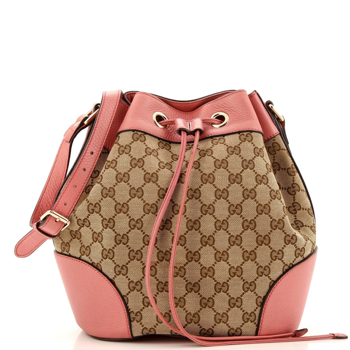 Luxury Gucci Trending 2025 Classic Bucket Bag GG Canvas Medium