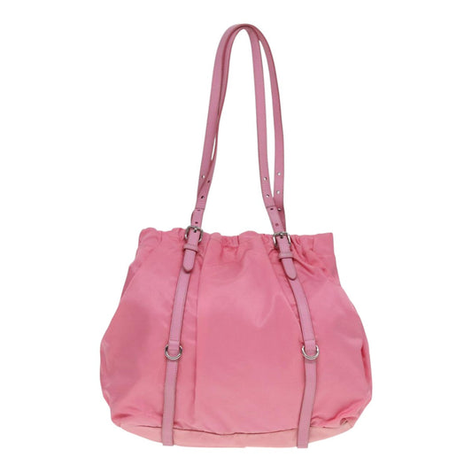 Luxury Prada Tote Bag Nylon Pink 91607