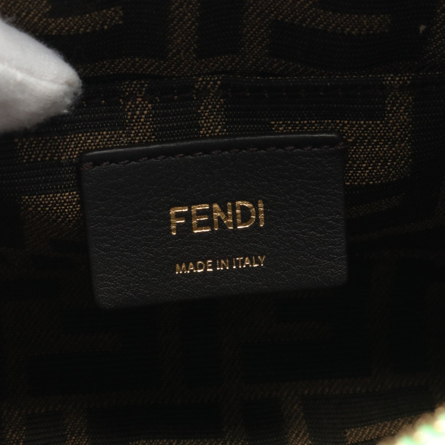 Luxury Fendi By the way Mini Handbag Leather Green 2WAY
