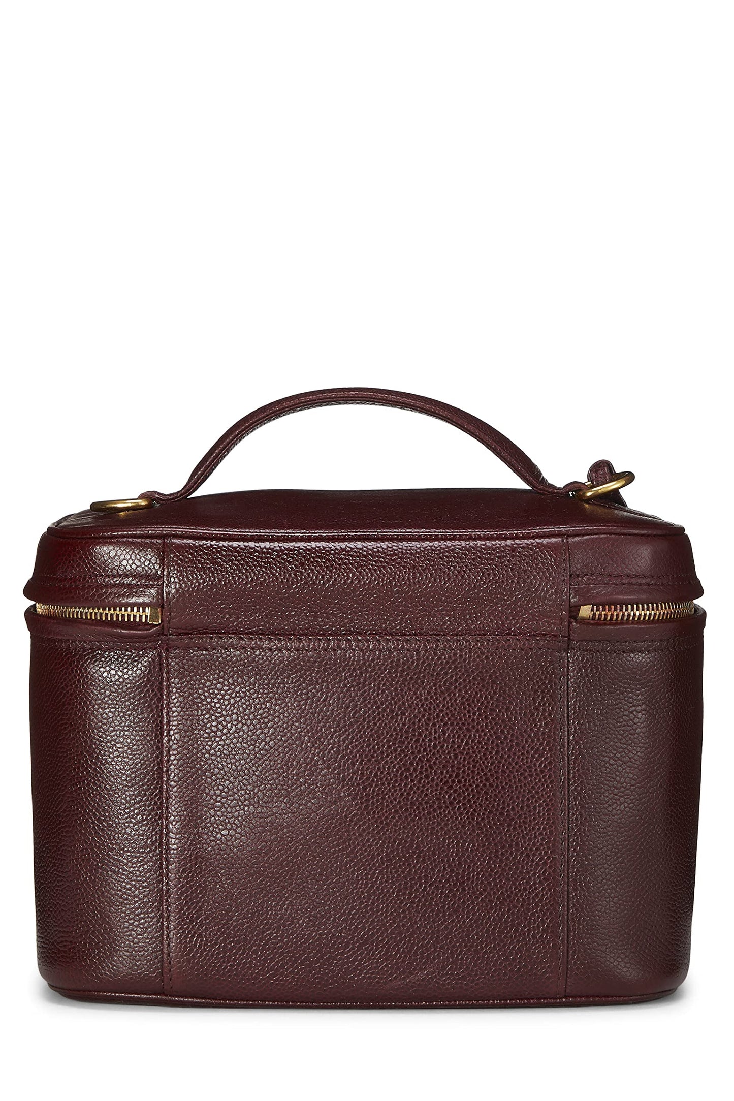 Chanel, Burgundy Caviar Timeless Vanity Large, Burgundy