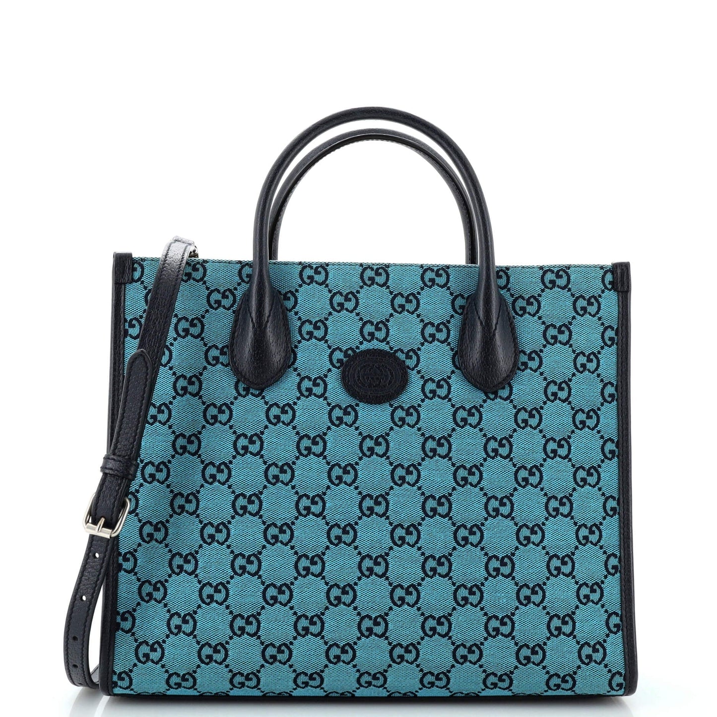 Luxury Gucci Trending 2025 Structured Top Handle Open Tote GG Canvas Small