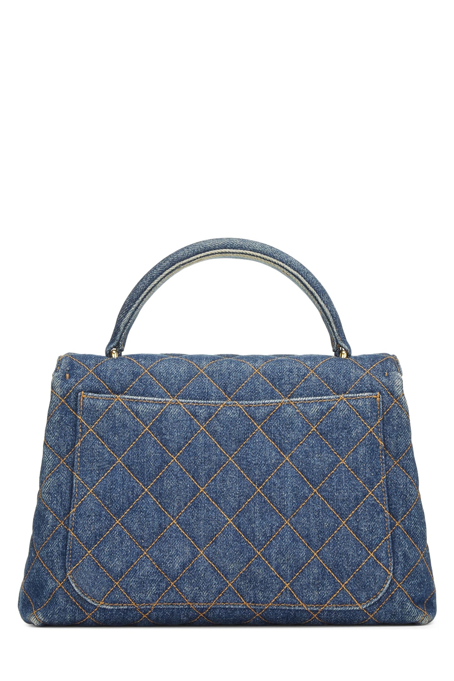 Chanel, Blue Denim Kelly Small, Blue